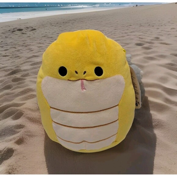 Squishmallows PLEYTON the Python Snake Plush 7.5" Yellow Buddy Stuffed Animal - Picture 2 of 9